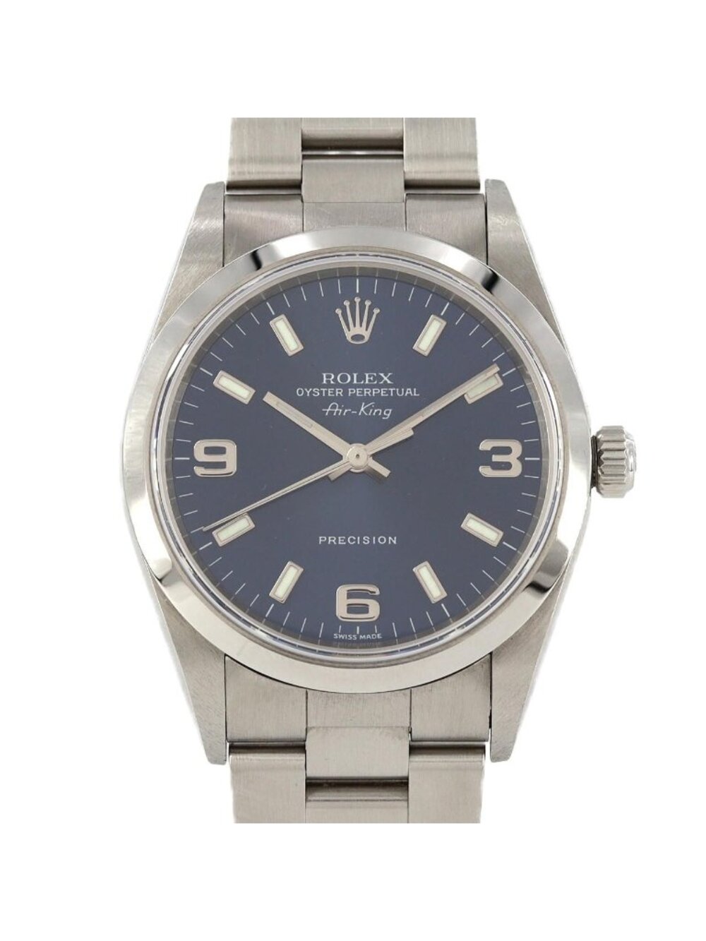Rolex Air King SS Automatic Winding Number Watch